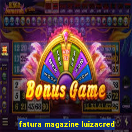 fatura magazine luizacred